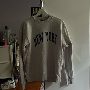 Brandy Melville John Galt New York Crewneck Sweatshirt